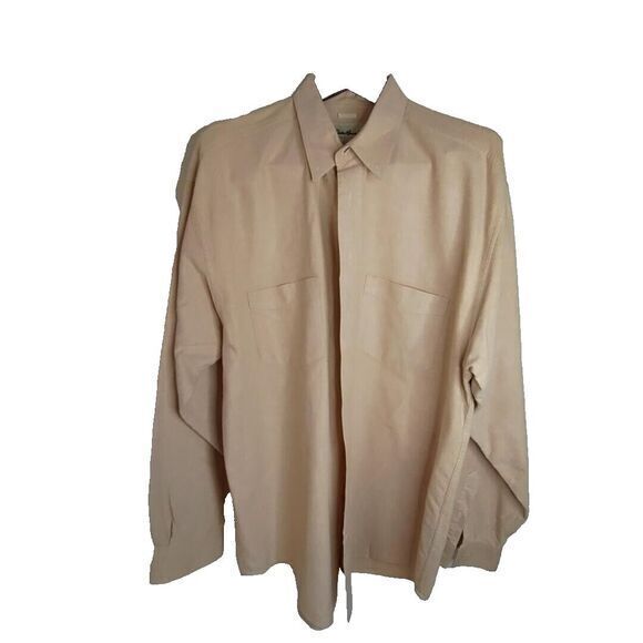 Tommy Bahama Island Modern Fit Button Up Shirt Men‎ XL/TG Long Sleeve Casual Y2K - Picture 1 of 3